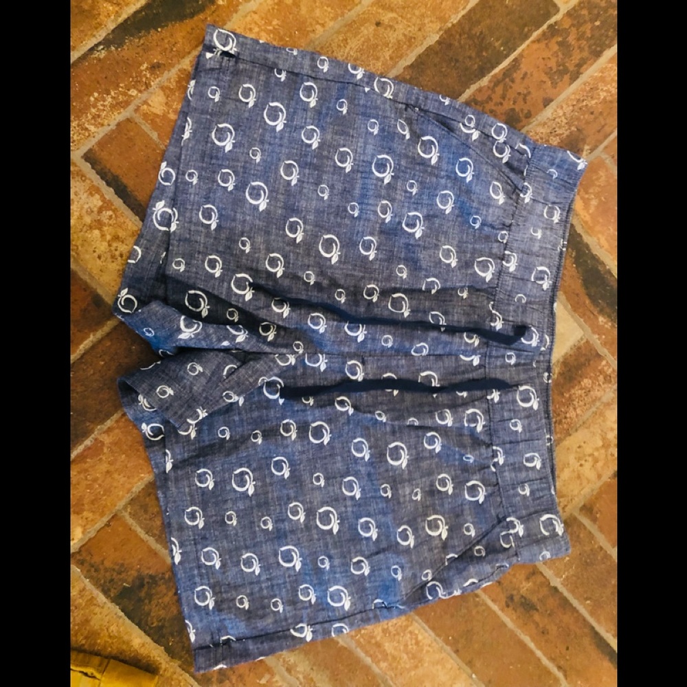 Stretchy Chambray Shorts
